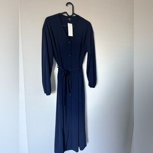 Uniqlo Dark blue long dress